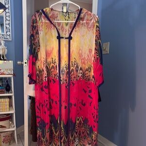 Vibrant Multicolor Kimono